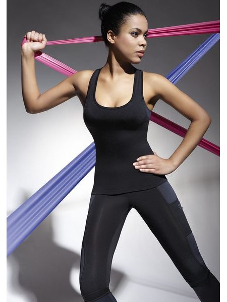 Dámský fitness top BAS BLEU Teamtop 70 černá