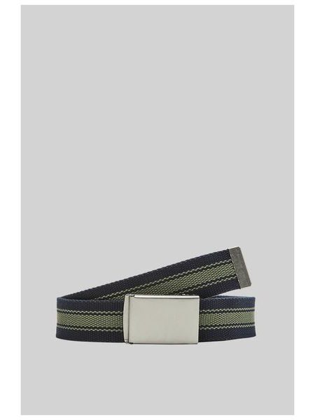 Pánský opasek s.Oliver modrozelený