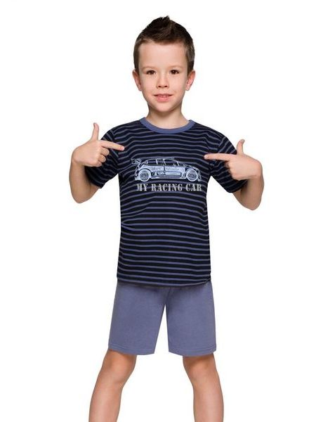 Chlapecké pyžamo s autem Max proužky