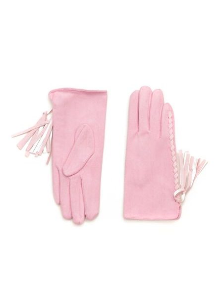 Hezké růžové rukavice