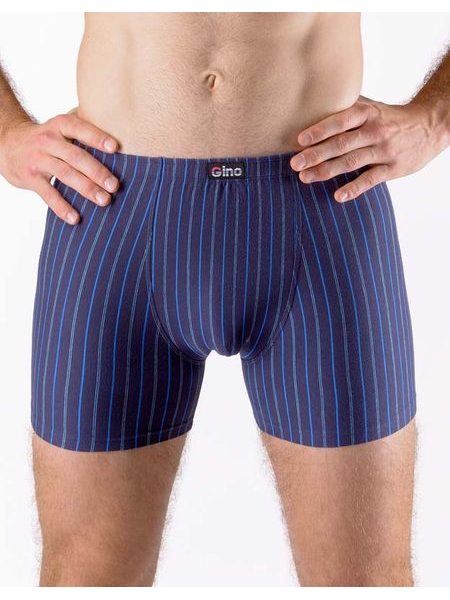 Pánské boxerky delší nohavička, šité 74167P - lékořice atlantic