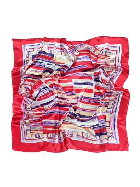 Elegantní šátek - zelenožlutý