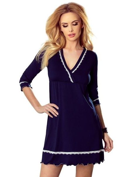 Luxusní košilka Lea tmavě modrá