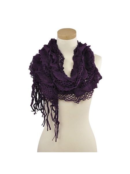 Šál - fialový