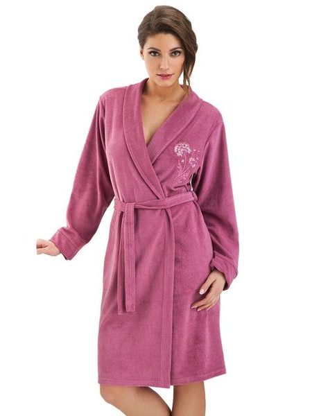 Dámský župan froté Hannah starorůžový