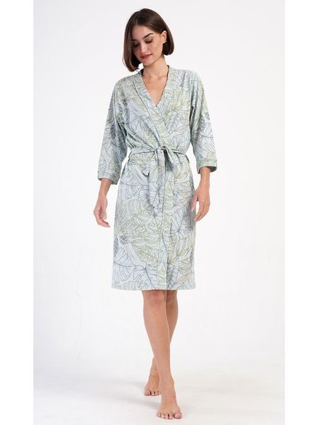 Dámský župan krátký Sofie - šedá