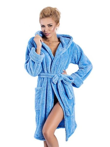 Župan s kapucí Diana modrý