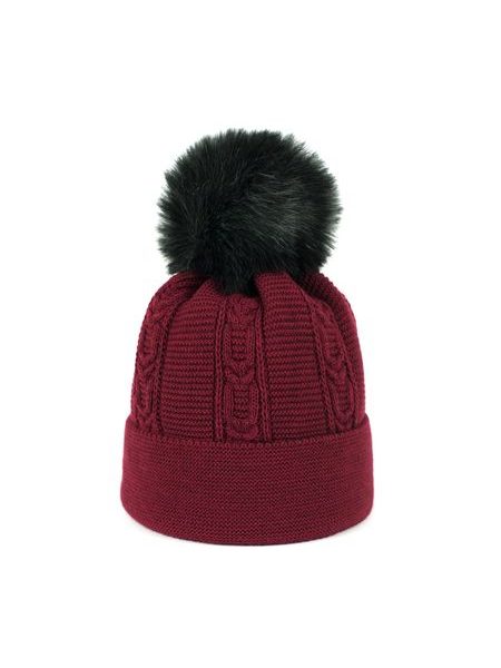 Luxusní Zimní Čepice s Bambulí