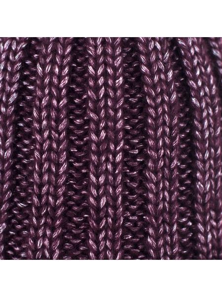 Béžová pletená žebrovaná čepice