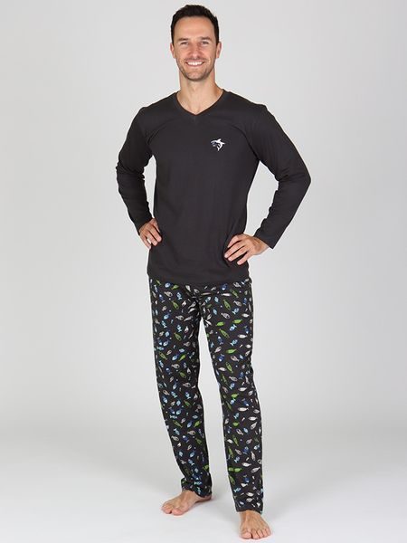 Pánské dlouhé pyžamo LARS