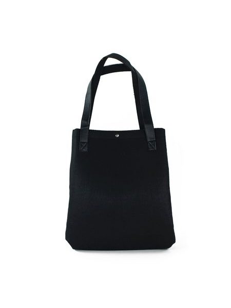 Filcová kabelka Trapez černá