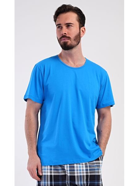 Pánské pyžamo šortky Henry - modrá