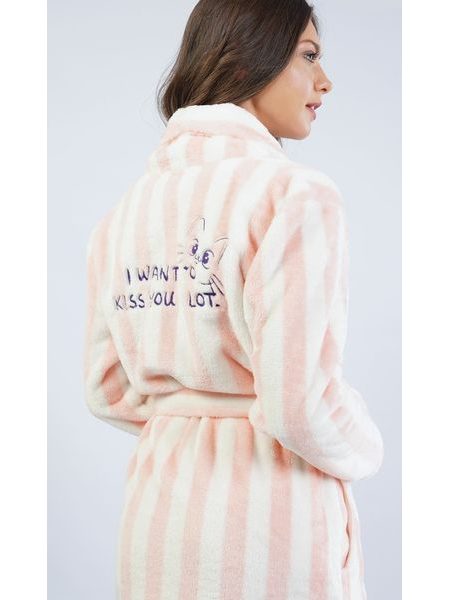 Dámský župan krátký Alice - lososová