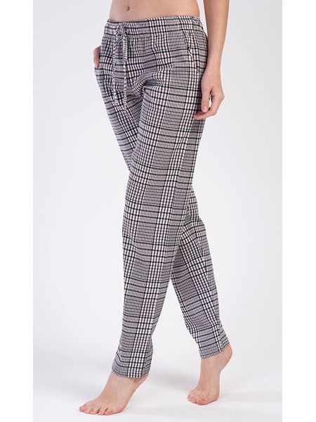 Dámské pyžamové kalhoty Carmen - lososová