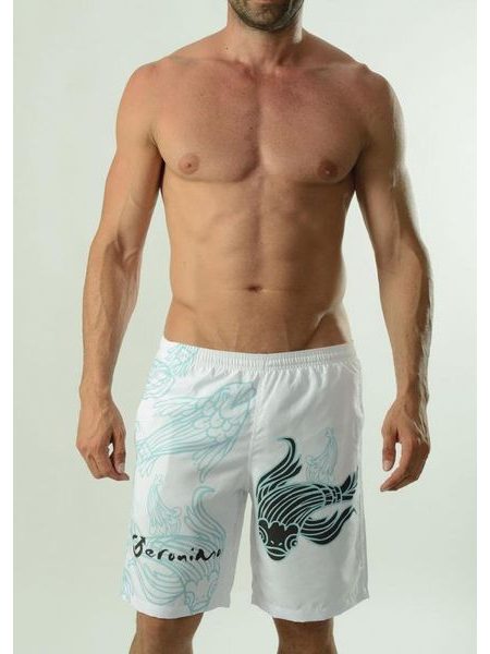 Pánské plavky GERONIMO 1609P4 bílé