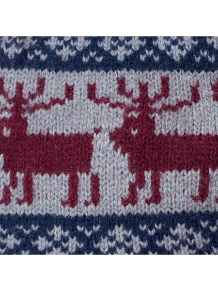 Šedé rukavice se soby