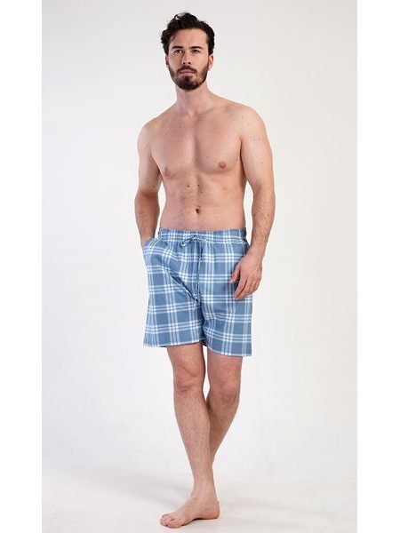 Pánské pyžamové šortky Hugo - modrošedá