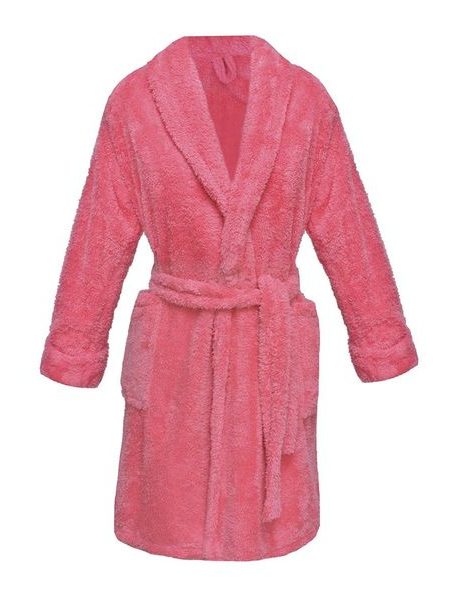 Krátký dámský župan DKAREN Eliza korálový