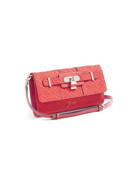 Elegantní crossbody kabelka GUESS La Vida Logo Mini Cross-Body červená