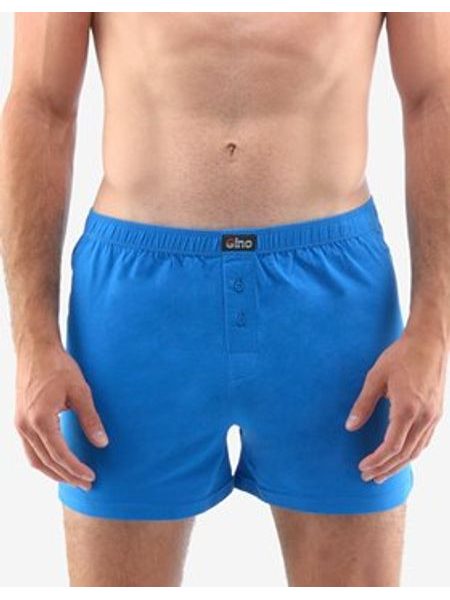 Pánské trenky volné, šité, jednobarevné 75162P - atlantic