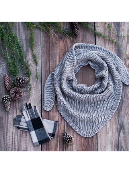 Šátek světle růžový