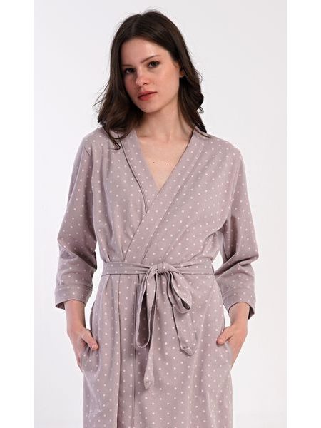 Dámský župan krátký Adele - kakaová