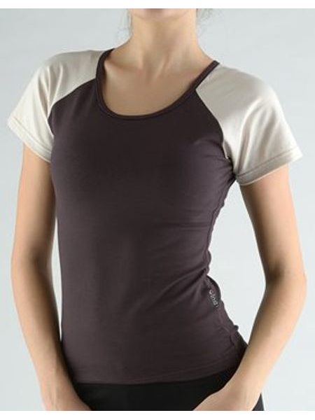 Dámské tričko s krátkým rukávem, krátký rukáv, šité 98002P - melta písková