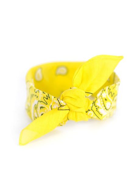 Šátek do vlasů pin-up žlutý