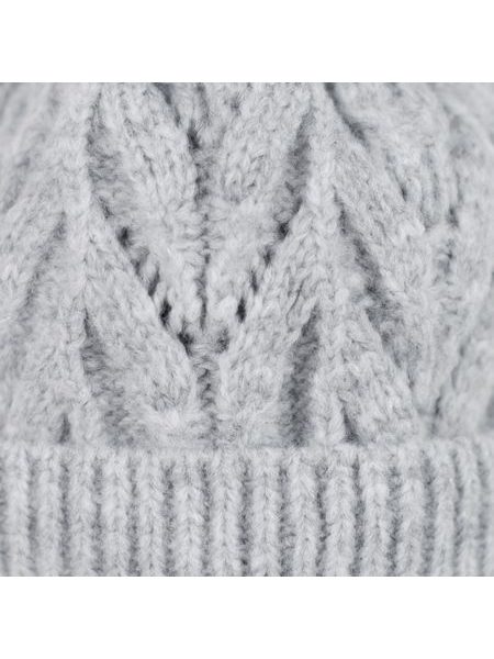 Sada dětské čepice a šály šedá