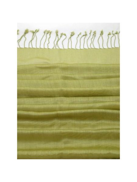 Eleganntí prodyšný šál světle zelený