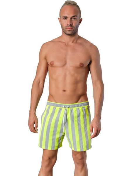Pánské plavky GERONIMO 1402P1 neon yellow