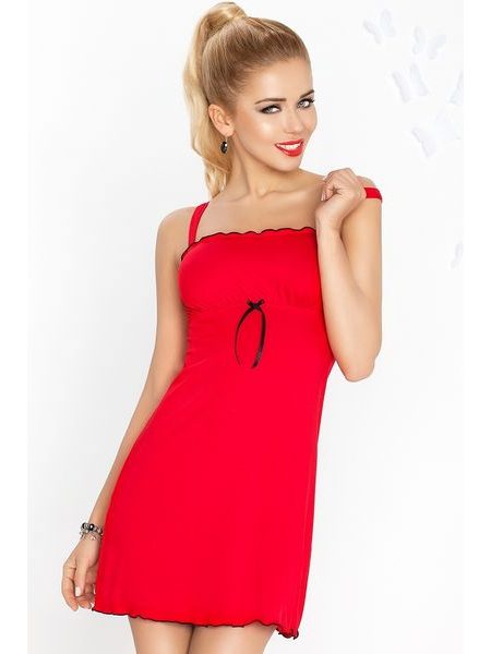 Noční košilka DKaren Gaja červená