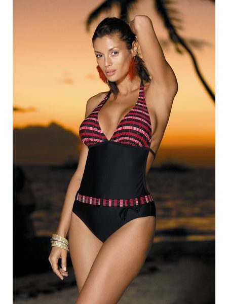 Jednodílné plavky MARKO 43302 černé