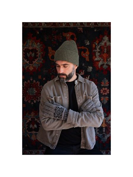 Zimní čepice - khaki