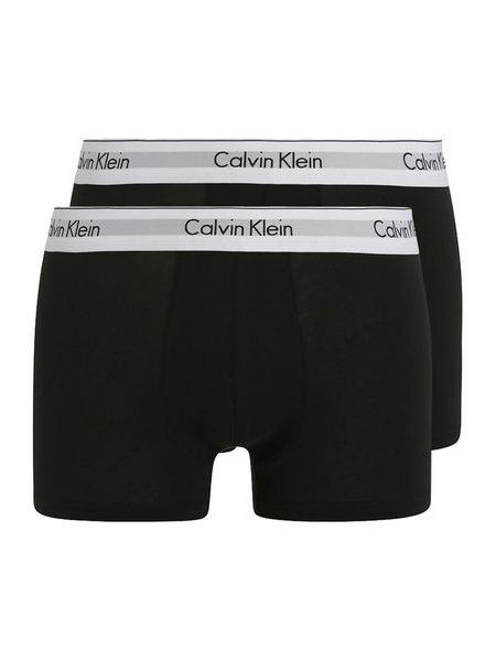 Pánské boxerky CALVIN KLEIN Modern Cotton Stretch 2 pack NB1086A černá