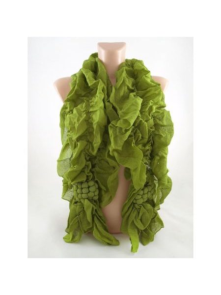 Šátek Chutné hrozny zelený