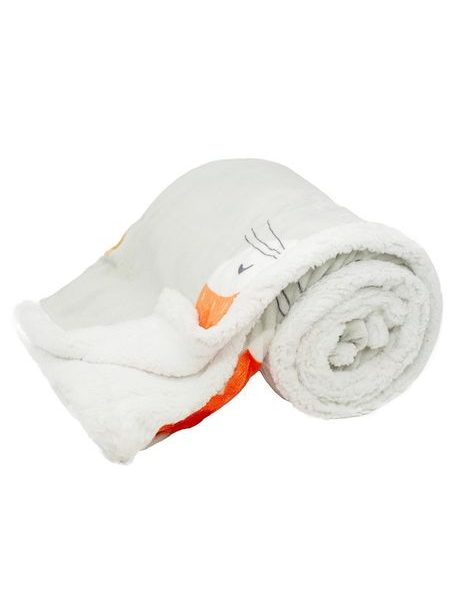 Deka 150 x 200 cm, s beránkem, mikroflanel, 460 GSM