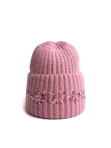 Zimní čepice - růžová