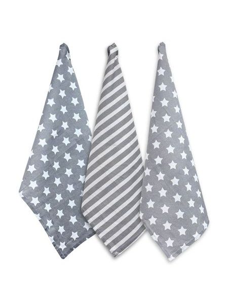 Sada 3 utěrek 50*70 cm, hvězdičky