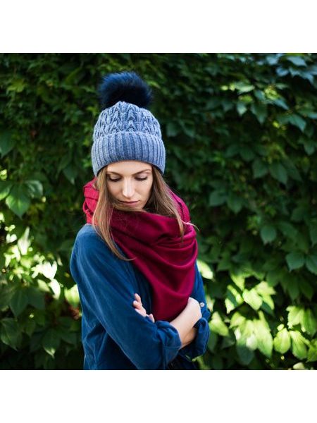 Čepice Zimní ráno černá