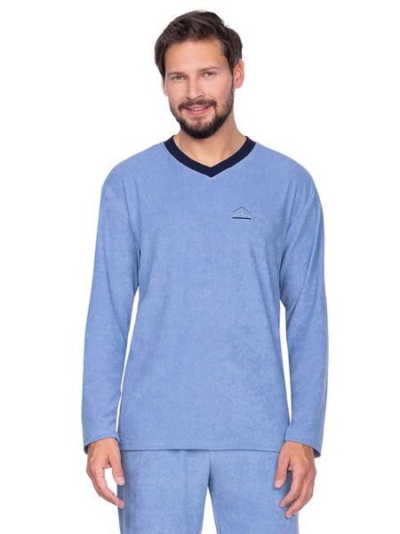 Pánské pyžamo 592 light blue plus