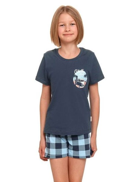 Dětské pyžamo Bil chill out modré