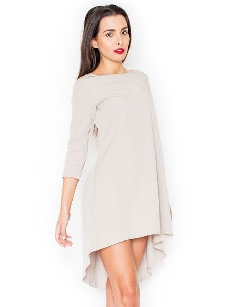 Dámské šaty KATRUS K141 beige