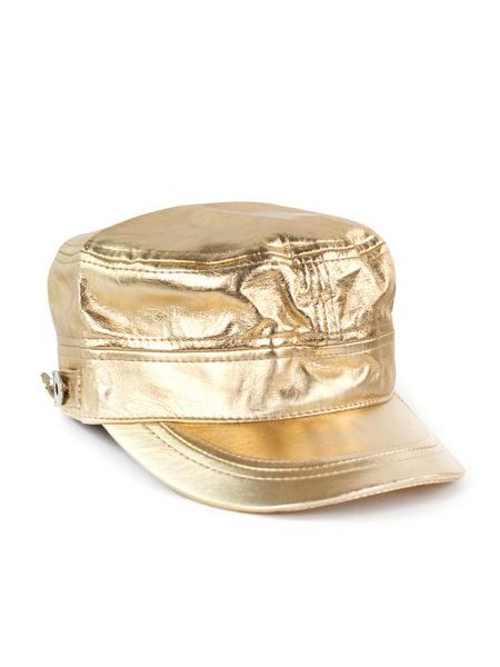 Módní zlatá kšiltovka