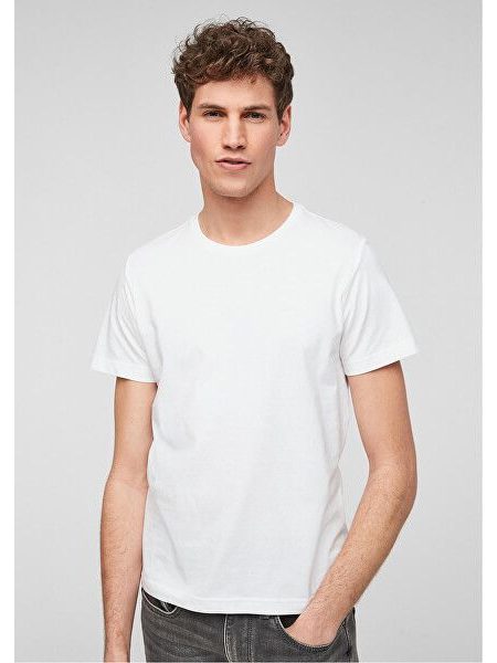 Pánské tričko s krátkým rukávem s.Oliver bílé