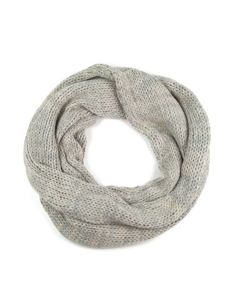 Melanžový zimní tunel světle šedý