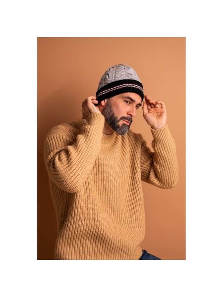 Čepice Dutton - světlešedá