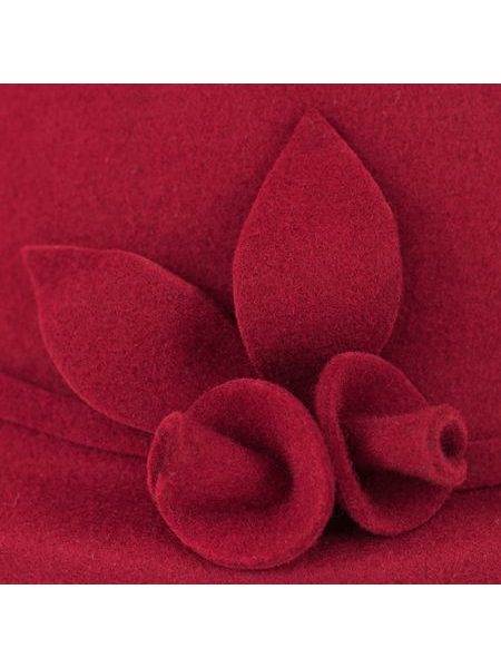 Elegantní klobouk z vlny světle fialový