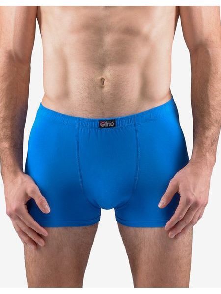 Pánské boxerky s kratší nohavičkou, kratší nohavička, šité, jednobarevné 73064P - atlantic