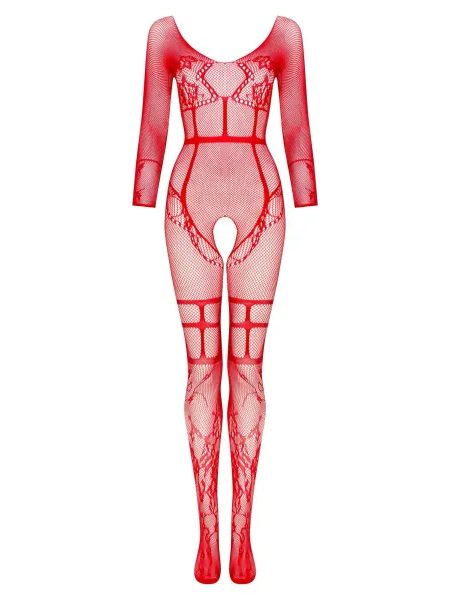 Bodystocking Lorna red